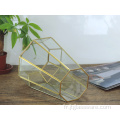 Décoration de terrarium en verre géométrique de jardin à la maison
